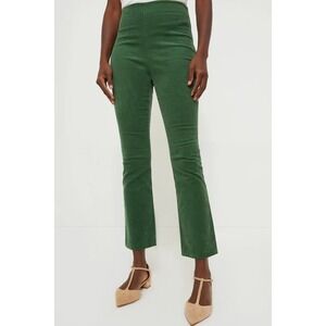 Tuckernuck Womens Green Corduroy Ashford Pants Size L Green 70s Office Career